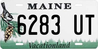 ME license plate 6283UT