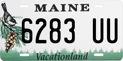 ME license plate 6283UU