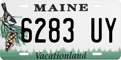 ME license plate 6283UY