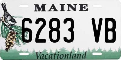 ME license plate 6283VB