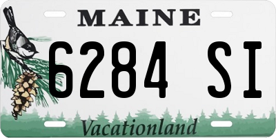 ME license plate 6284SI