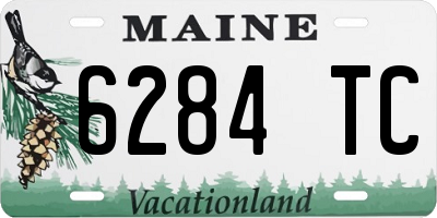 ME license plate 6284TC