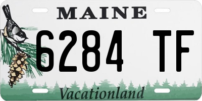 ME license plate 6284TF