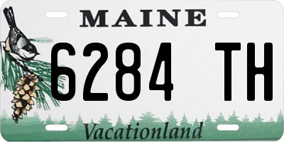 ME license plate 6284TH