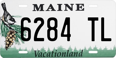 ME license plate 6284TL