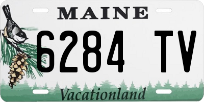 ME license plate 6284TV