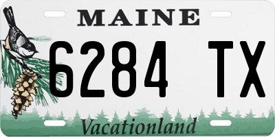 ME license plate 6284TX