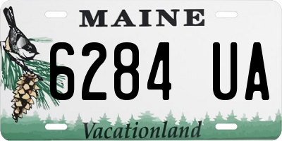 ME license plate 6284UA