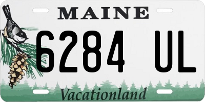 ME license plate 6284UL
