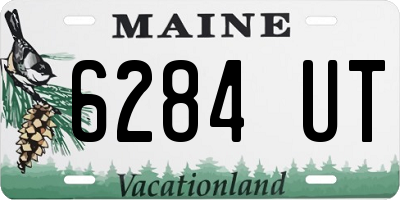 ME license plate 6284UT