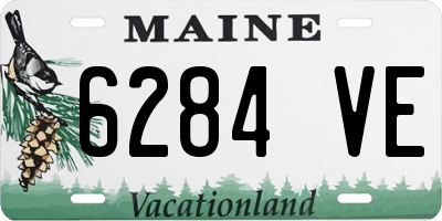 ME license plate 6284VE