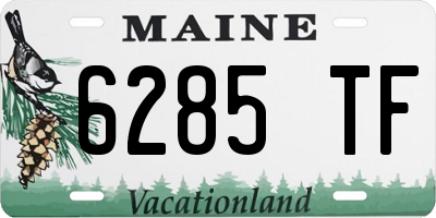 ME license plate 6285TF