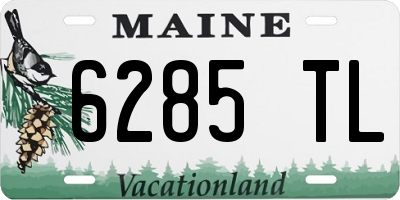 ME license plate 6285TL