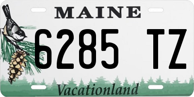 ME license plate 6285TZ
