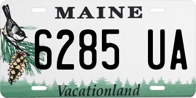 ME license plate 6285UA