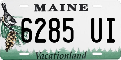 ME license plate 6285UI