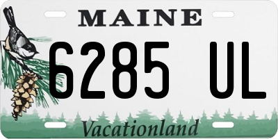 ME license plate 6285UL