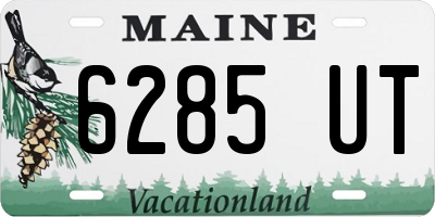 ME license plate 6285UT