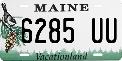 ME license plate 6285UU