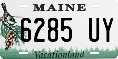 ME license plate 6285UY