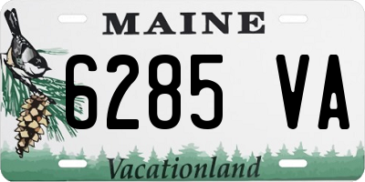 ME license plate 6285VA