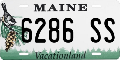 ME license plate 6286SS