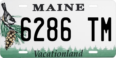 ME license plate 6286TM