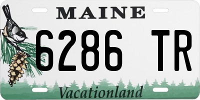 ME license plate 6286TR