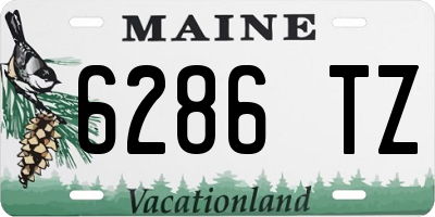 ME license plate 6286TZ