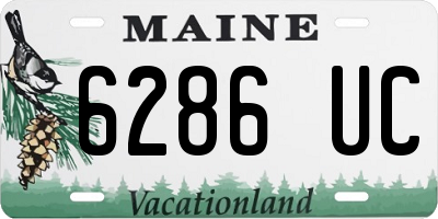 ME license plate 6286UC