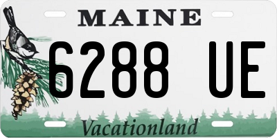 ME license plate 6288UE