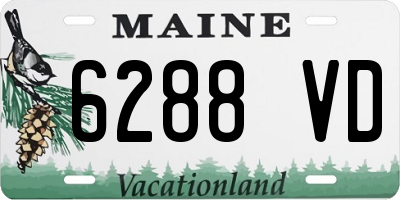 ME license plate 6288VD