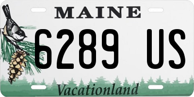ME license plate 6289US