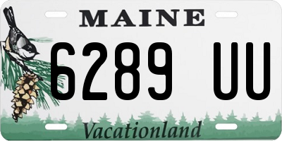 ME license plate 6289UU