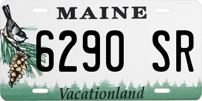 ME license plate 6290SR