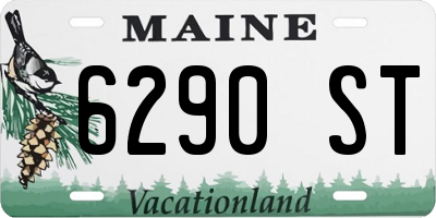 ME license plate 6290ST
