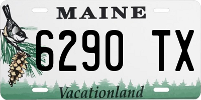 ME license plate 6290TX