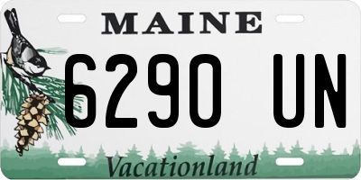 ME license plate 6290UN