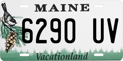 ME license plate 6290UV