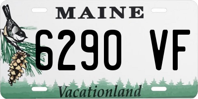 ME license plate 6290VF