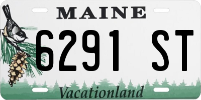 ME license plate 6291ST
