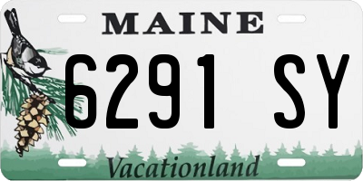 ME license plate 6291SY