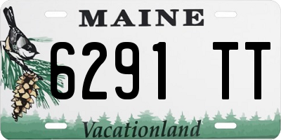 ME license plate 6291TT