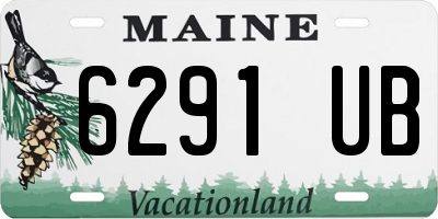 ME license plate 6291UB