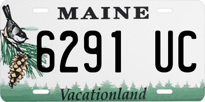 ME license plate 6291UC
