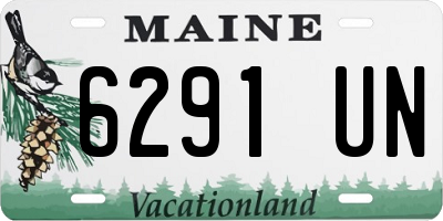 ME license plate 6291UN