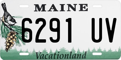 ME license plate 6291UV