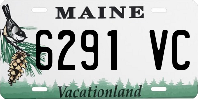 ME license plate 6291VC