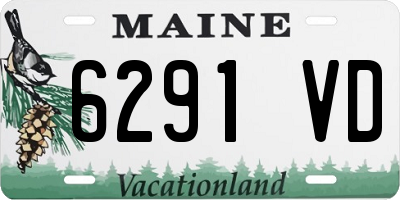 ME license plate 6291VD