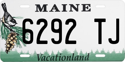 ME license plate 6292TJ